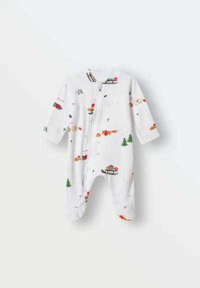 Комбинезон на молнии в рубчик (снежные забавы)