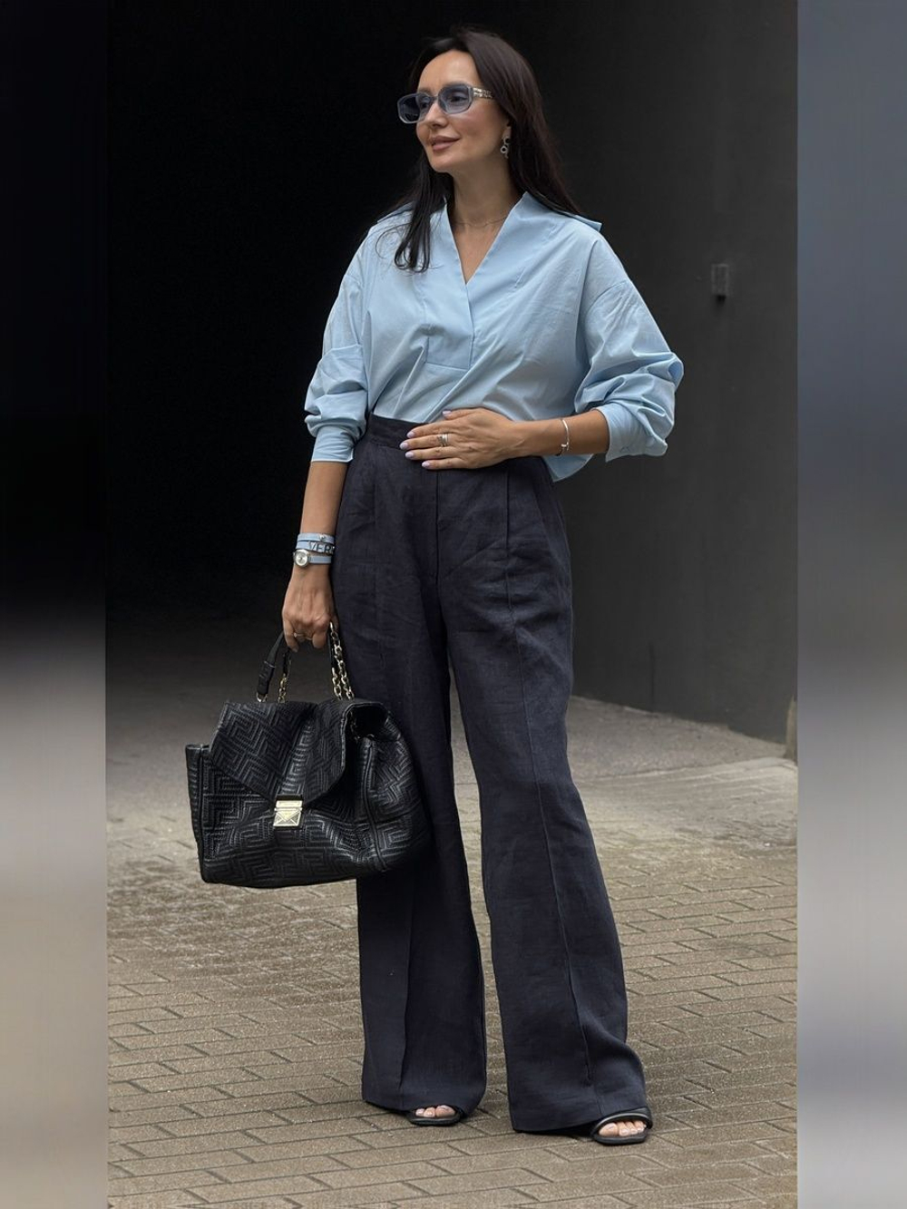 Женская рубашка из хлопка