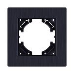 Рамка 1-постовая, черный Kollinger Eleganz Plex EP1BK