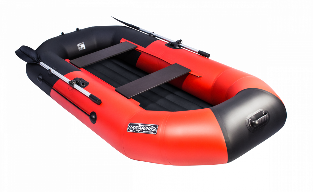 Таймень N 270 НД красный-черный надувное дно (лодка пвх)