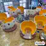 Аттракцион кружки «Затерянный мир» 12 чашек, 24 мест, 13×13×2 м