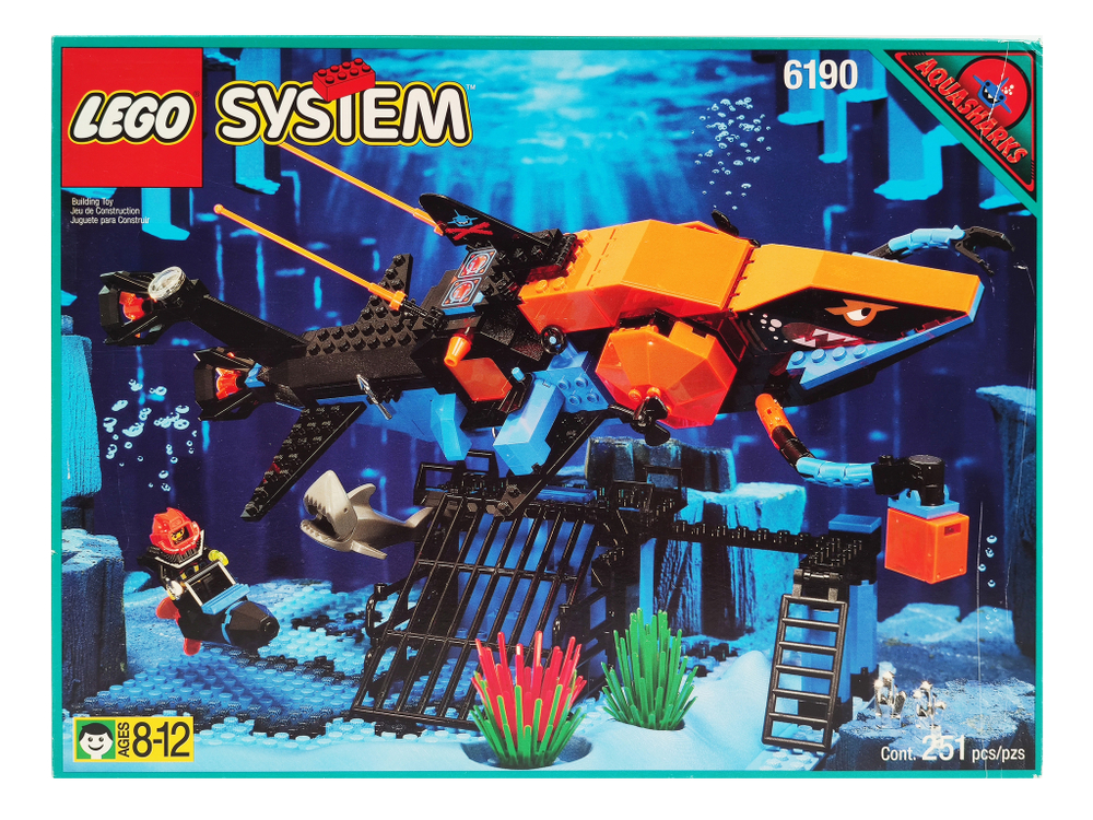 Конструктор LEGO 6190  Кристальная пещера акулы