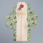 Складная коробка конверт «Эко», 22 х 16 х 5 см