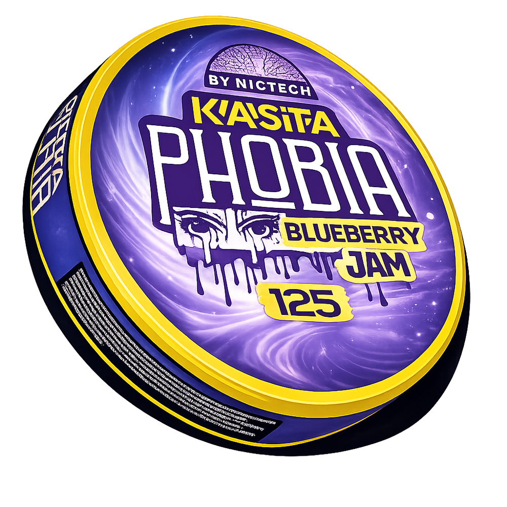 KASTA PHOBIA BLUEBERRY JAM (125 МГ) - ЧЕРНИЧНЫЙ ДЖЕМ