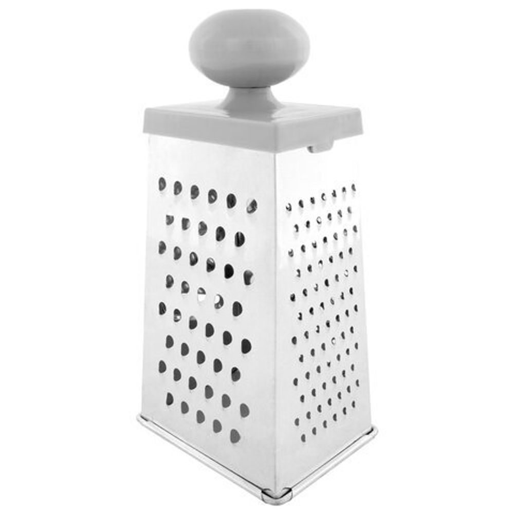 Терка 4 грани 23х11х8,5 см, белая жесть, САМАЯ УДОБНАЯ РУЧКА, BOOMHOUSE (БумХаус), 701857