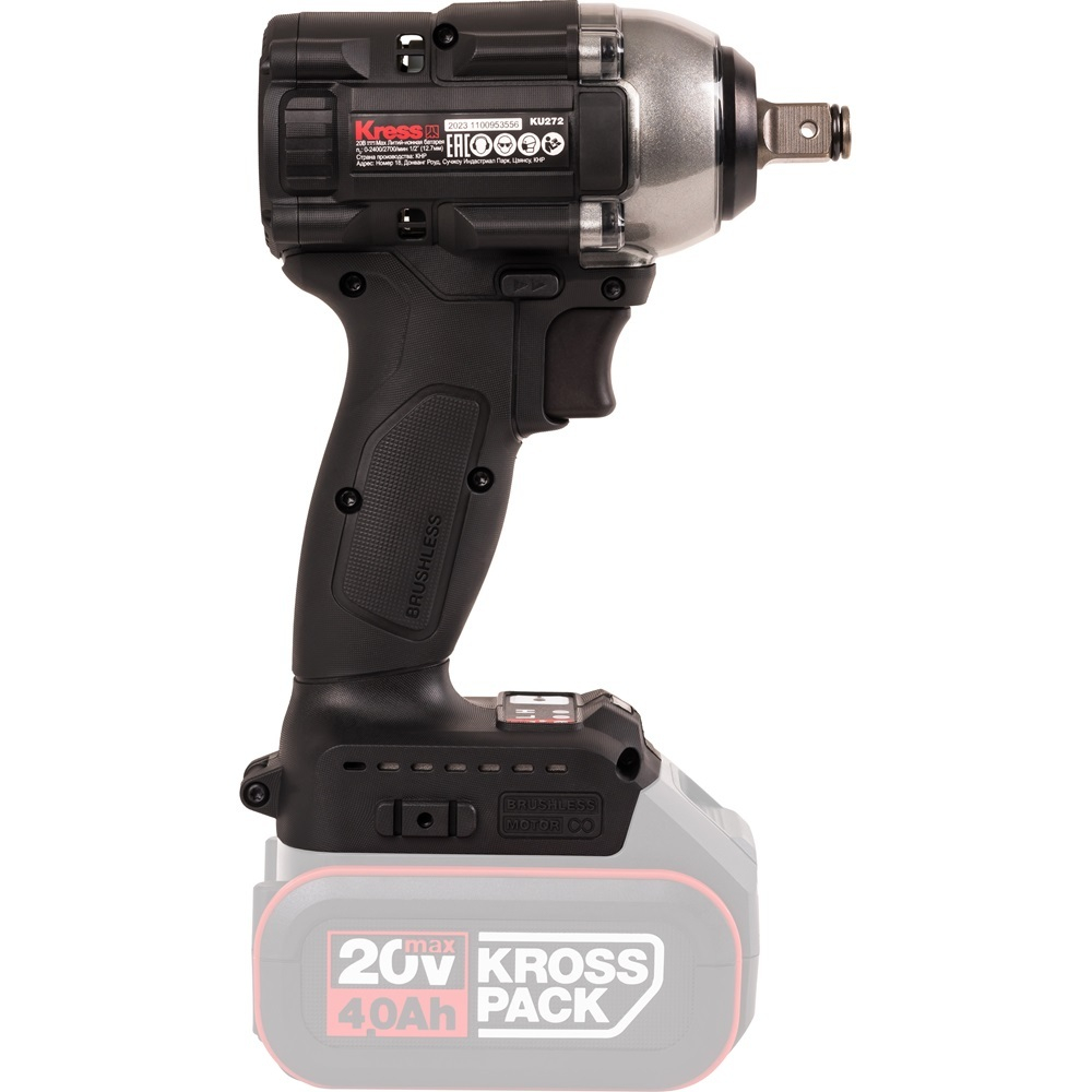 Гайковерт аккумуляторный KRESS KU272.9 20V без акк и з/у