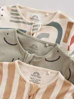 Комбинезон / Cлип для малышей Next AW3-066, 3 шт., Оливковый, Бежевый