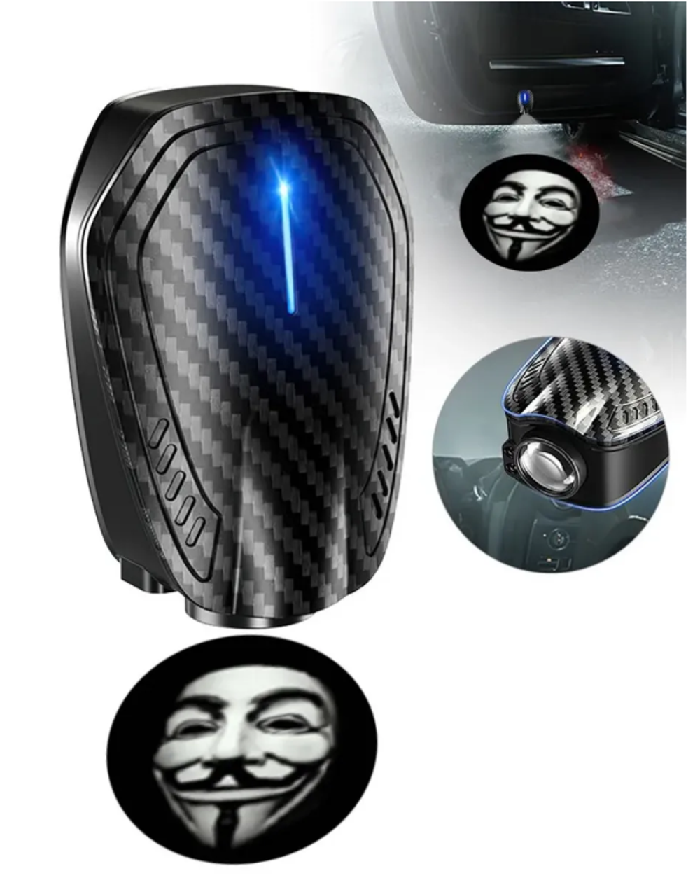 Подсветка двери 12v 4*10см LED JOKER CBSD-386 C2R