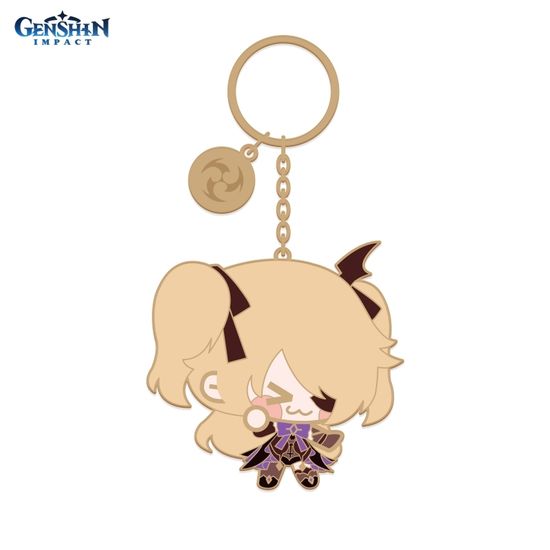 Брелок металический Chibi Character Metal Keychain Fischl 6972957486258