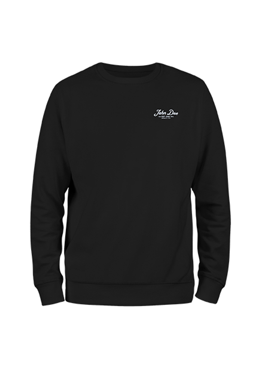 Свитер Sweater Lettering Black John Doe