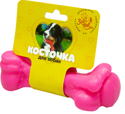 ZOONIK Игрушка "Кость литая средняя", 16 см (пластикат)