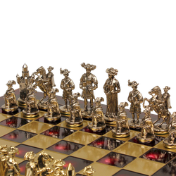 Manopoulos Шахматы бронзовые Рыцари Средневековья
