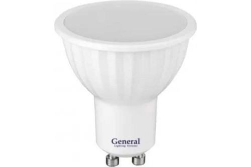 Лампа светодиодная GLDEN-MR16-B-10-230-GU10-4000