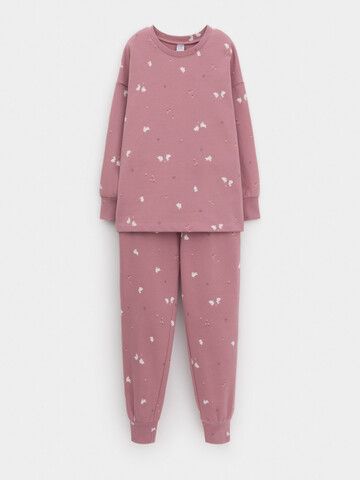 пижама  для девочки  К 1587/морозная вишня,зайки на поляне