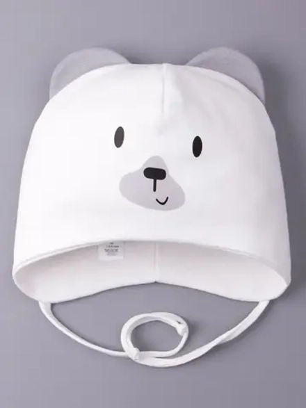 Шапка для детей с ушками на осень