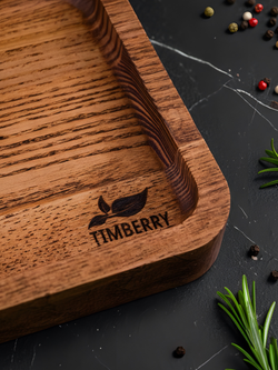 Поднос деревянный прямоугольный 30х20 см