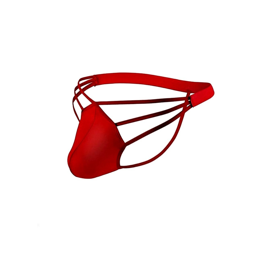 Мужские трусы стринги красные Romeo Rossi RR1022-8