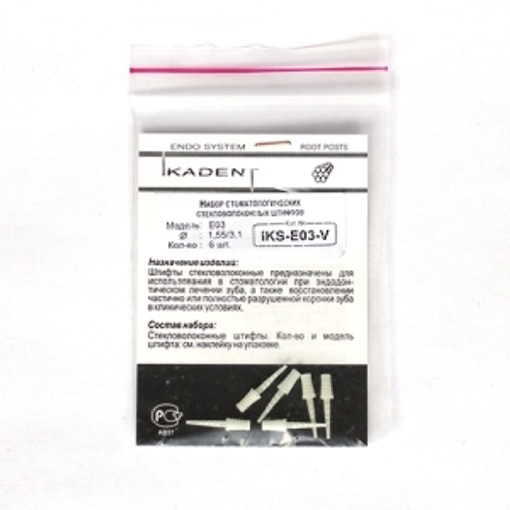 Анкерный стекловолоконный штифт IKS-E03-V