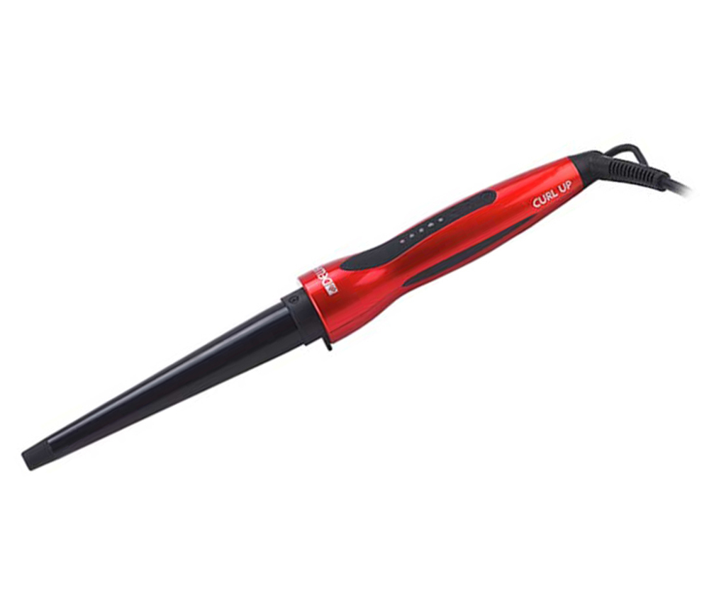 Плойка д/волос DEWAL Curl Up конус, титан+турм. с терморег. 60Вт 13-25мм