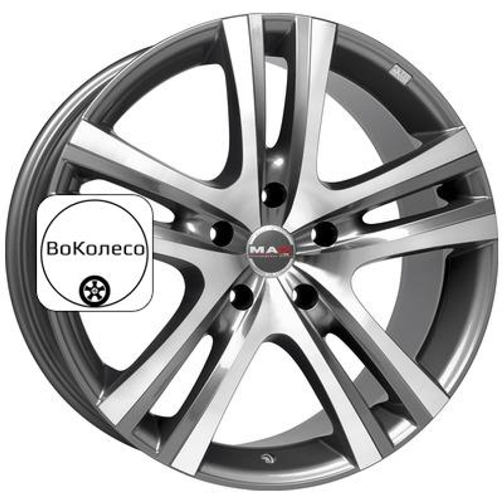 9,5x20/5x127 ET45 D71,6 Aria Gunmetal Mirror Face MAK