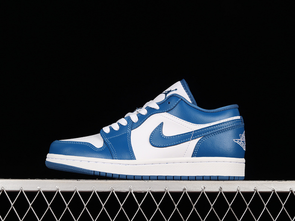 Купить кроссовки Nike Air Jordan 1 Low Marina Blue в баскетбольном магазине futbasket.ru