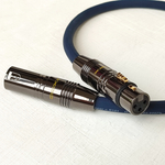 DAXX R310 Балансный 1XLR-1XLR кабель (папа-мама) из монокристаллической меди. High Grade D=9mm (1шт.)