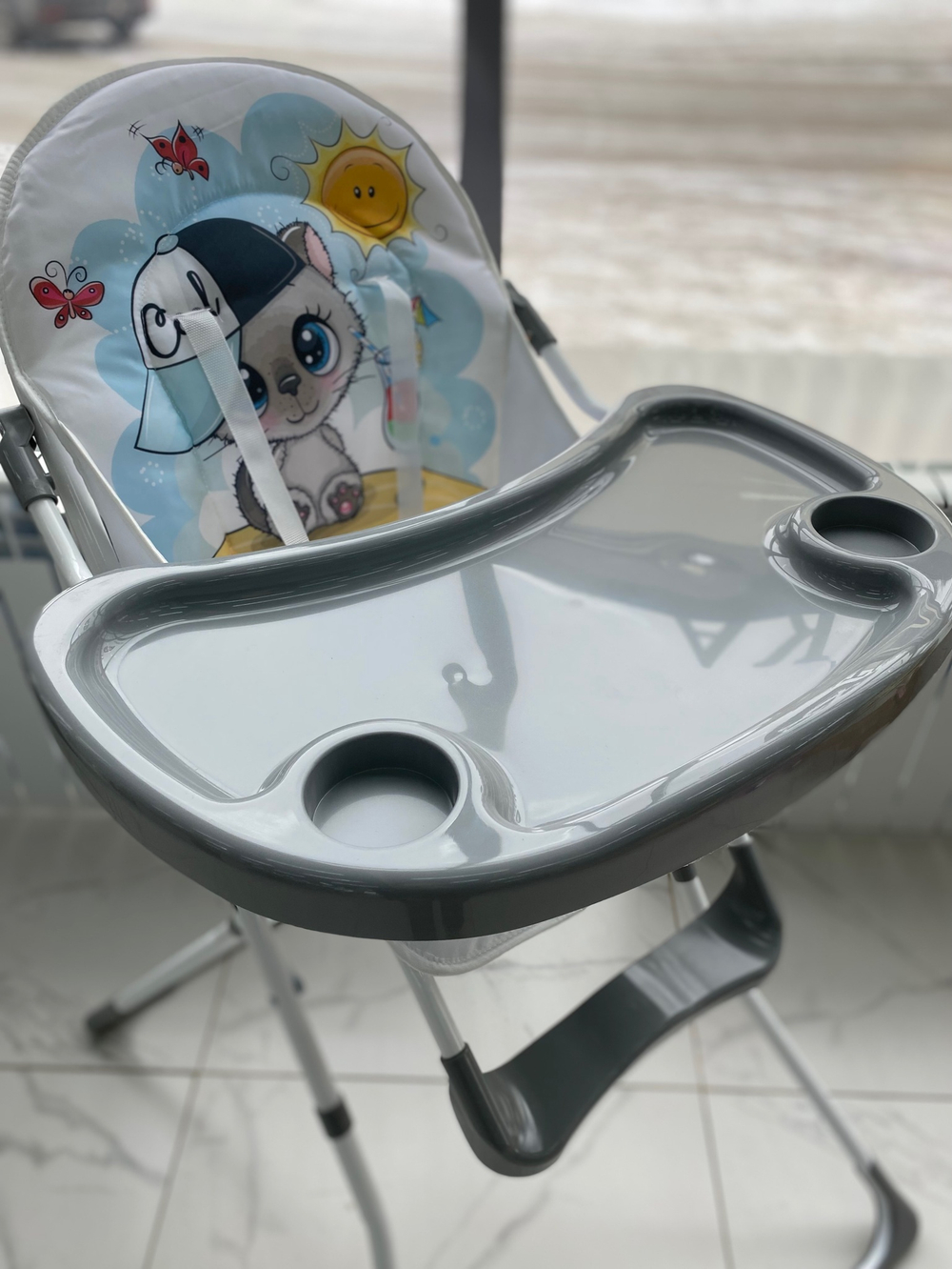 Стул для кормления "ЛАКОМКА" Котик Арт. 1691