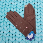 Перчатки женские «Manhattan», классика, утепленные иск. мех, микс 5 цветов, размер универсальный 23*8,5см.