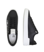 Кожаные кроссовки b-court-cuir&signature Balmain - черный(CM0VI288 LTBP)