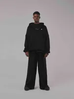 Худи One Two Zip-Up Hoodie Logo черные