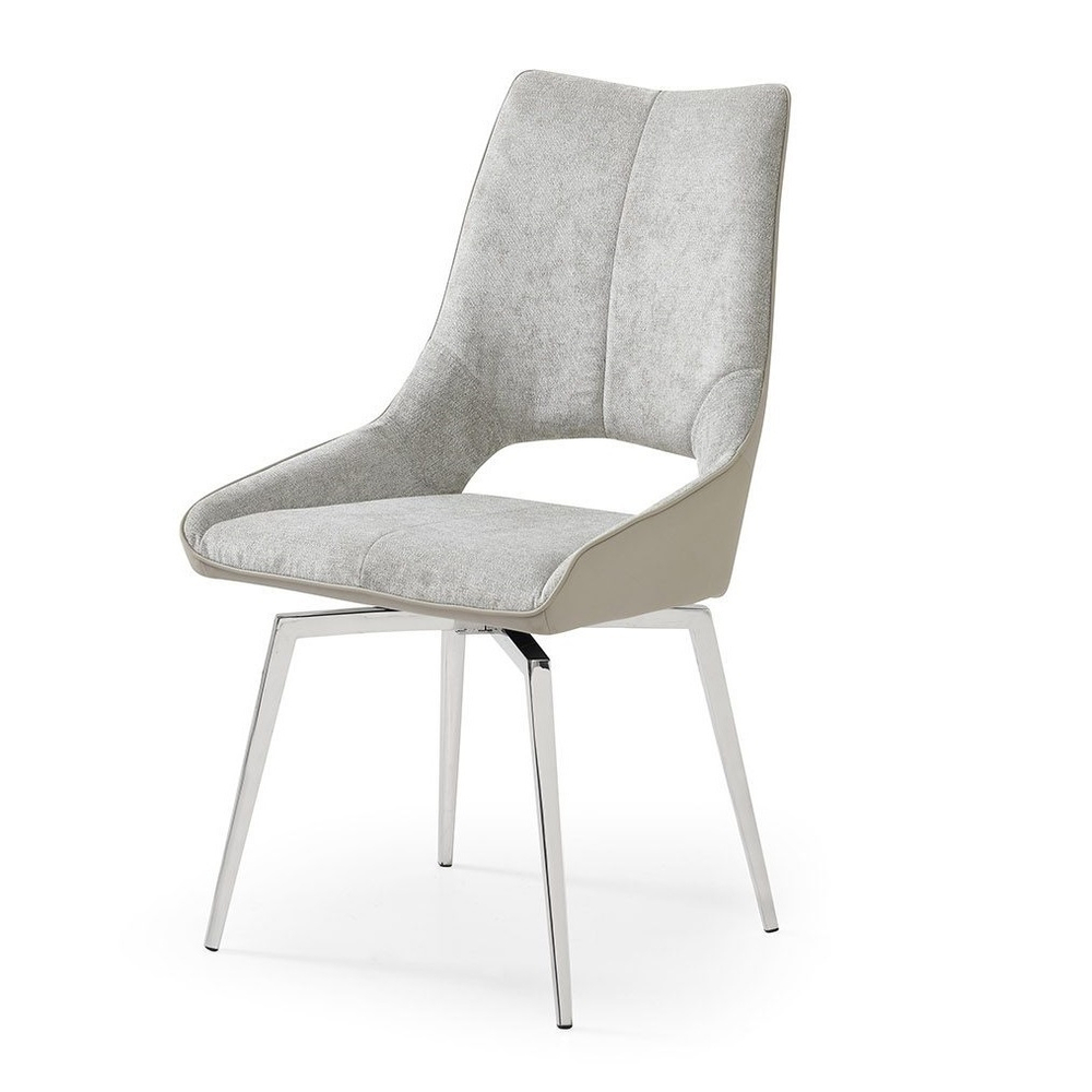 Стул DC1239 бежевый/ноги сталь