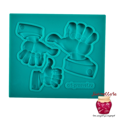 Молд силиконовый "Like", 30*30/50*50 мм