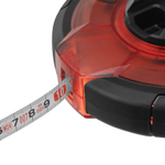 Рулетка геодезическая 30 м х 12,5 мм, закрытый корпус, стальная лента, односторонняя шкала, Pro Matrix