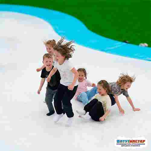 Надувная подушка на платформе «Весёлый тигрёнок» 21,3×14,5×1,35 м