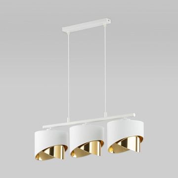 Подвесной светильник 3*Е27 4821 Grant White белый/золото TK Lighting
