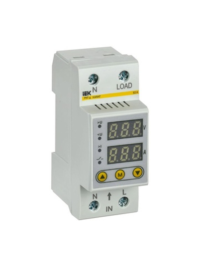 Реле напряжения и тока РНТ-д 1ф 36мм 63А KARAT IEK IVC21-1-63