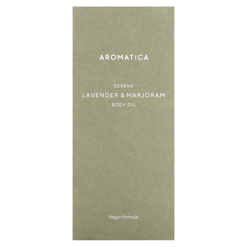 Aromatica, Масло для тела с лавандой и майораном Serene, 100 мл (3,3 жидк. унц.)