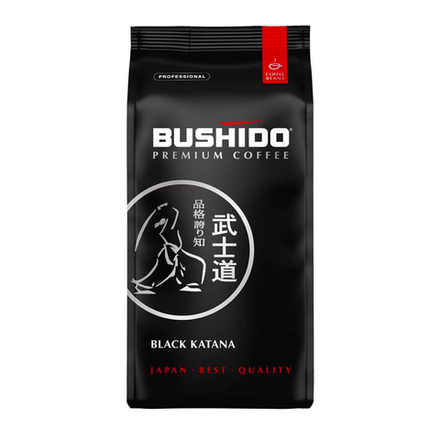 Кофе в зернах Bushido Black Katana, 1 кг