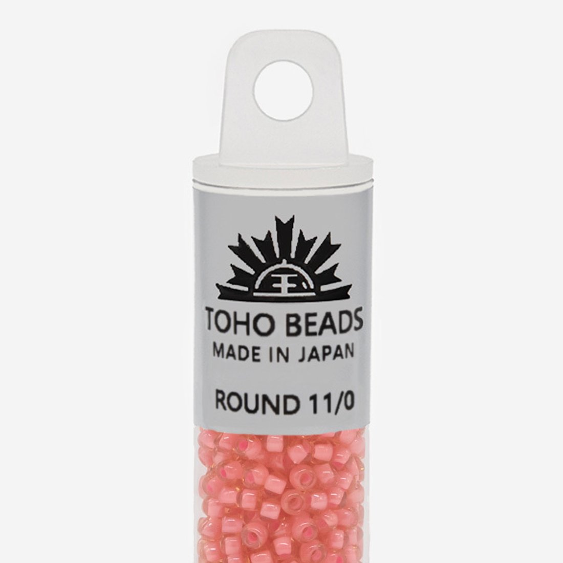 Японский бисер TOHO Round 11/0 (№925), окрашенный изнутри прозрачный
