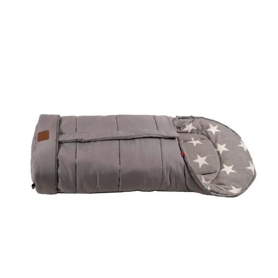 Теплый конверт в коляску Kaiser Jooy Microfleece Star Light Grey