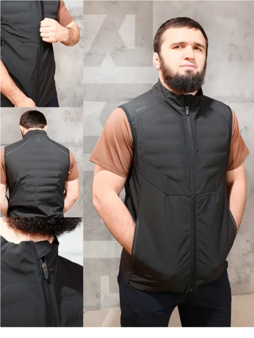 Легкий жилет без капюшона с водоотталкивающим материалом