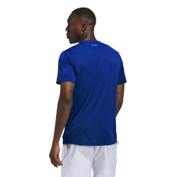 Мужское теннисное поло adidas Club 3 Stripes T-Shirt Men - Blue