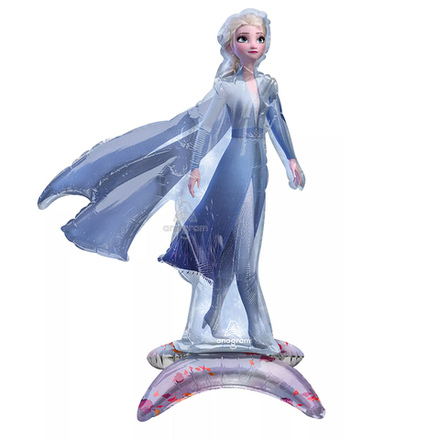 A 19 Фигура на подставке Холодное сердце. Эльза в упаковке / Frozen 2 Elsa А 75 / 1 шт /, Фольгированный шар Г25