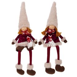 GAEM Игрушка набивная "Мальчик/ девочка", L15 W7 H42/22 см, 2в.