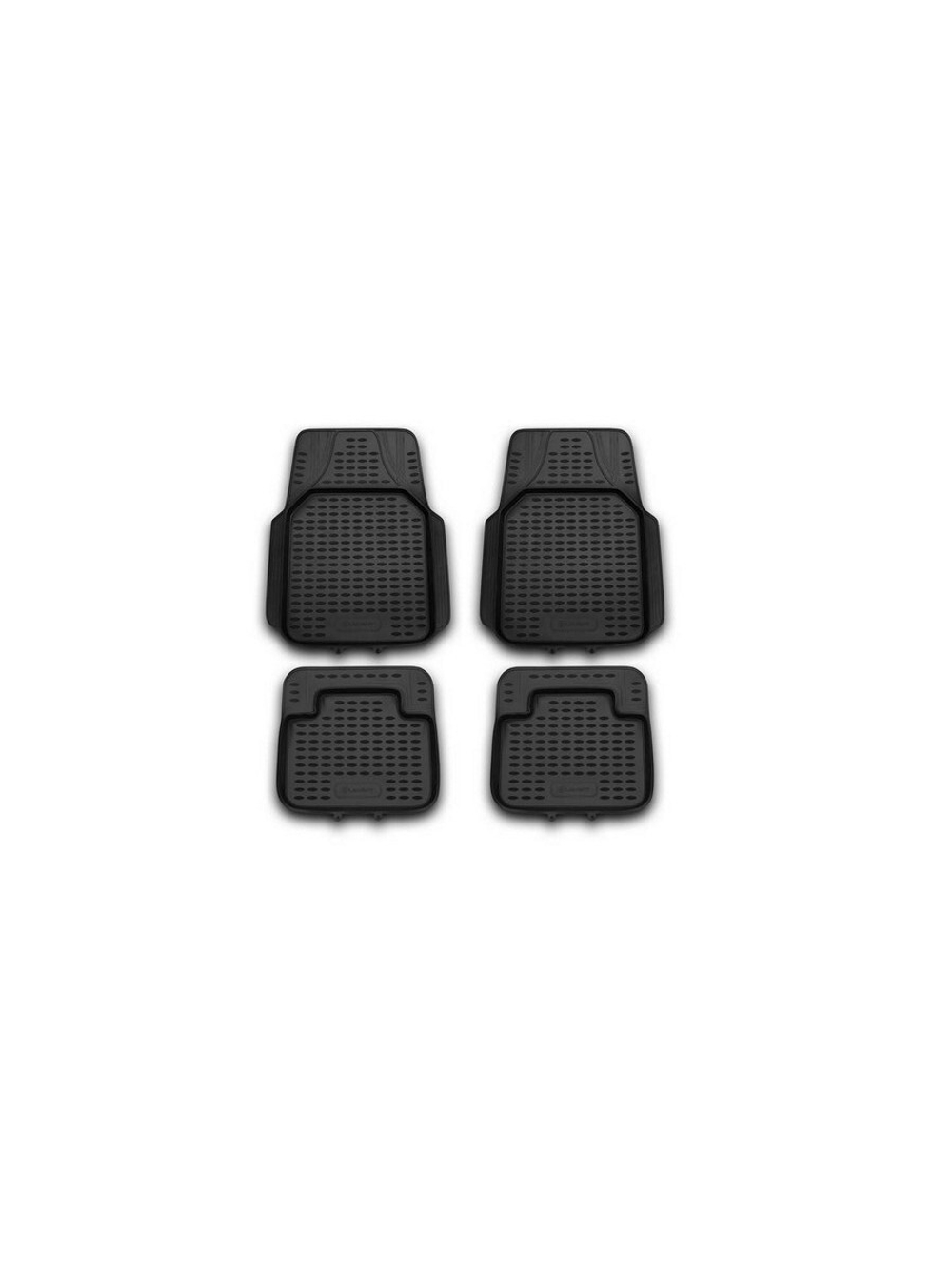 Коврики в салон для универсальные Lider, 4 шт. (полиуретан, серые) NLC.00.00.211