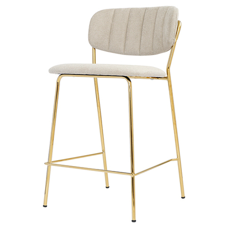 Стул полубарный Bergenson Bjorn Eirill, шенилл, серый