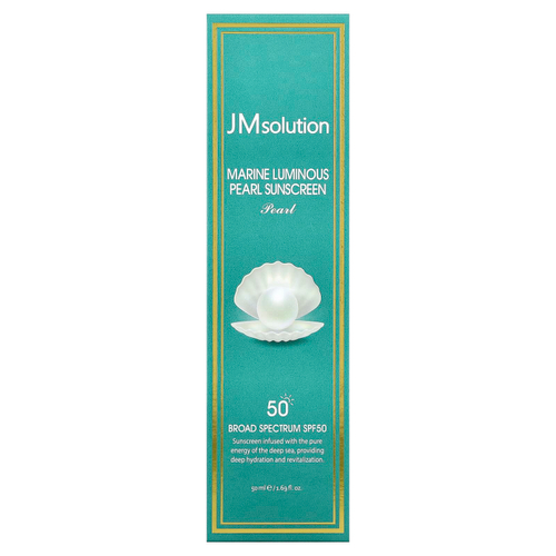 JM Solution, Солнцезащитное средство с морским перламутром, SPF 50, 50 мл (1,69 жидк. Унции)