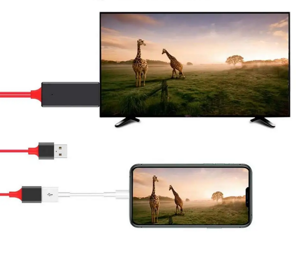 Кабель HDMI x Lightning/Mcro/TypeC Universal Uni-7878 -1м.