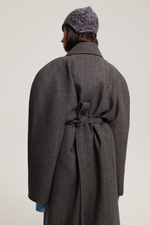 Пальто реглан миди