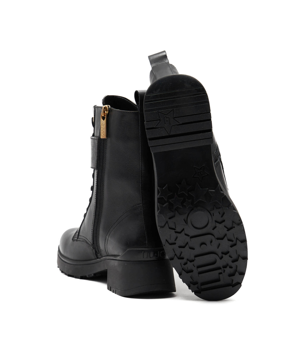 Кожаные ботильоны new nancy 37 Liu Jo - черный(SF2155 P0102)